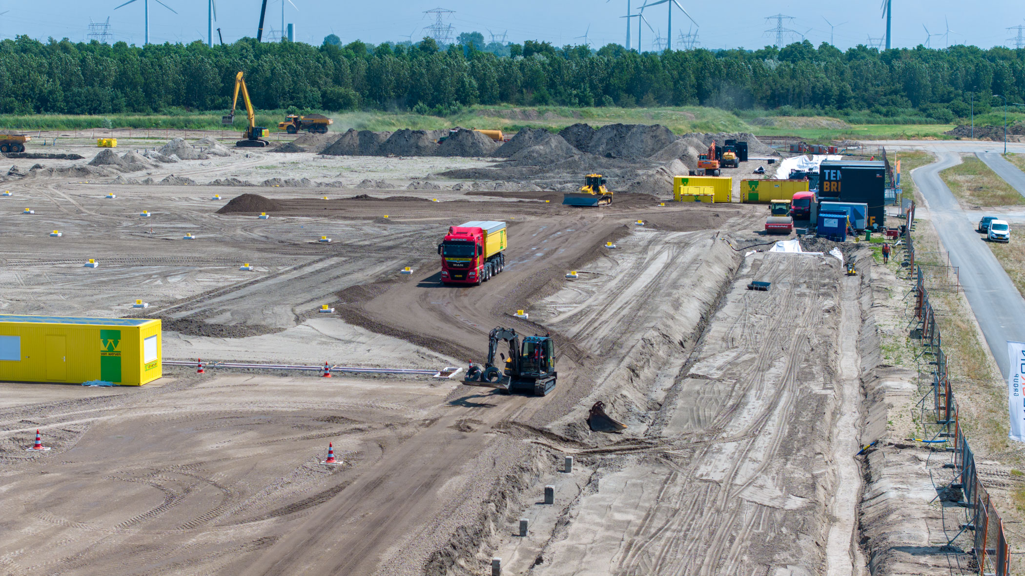 Drone foto werkzaamheden