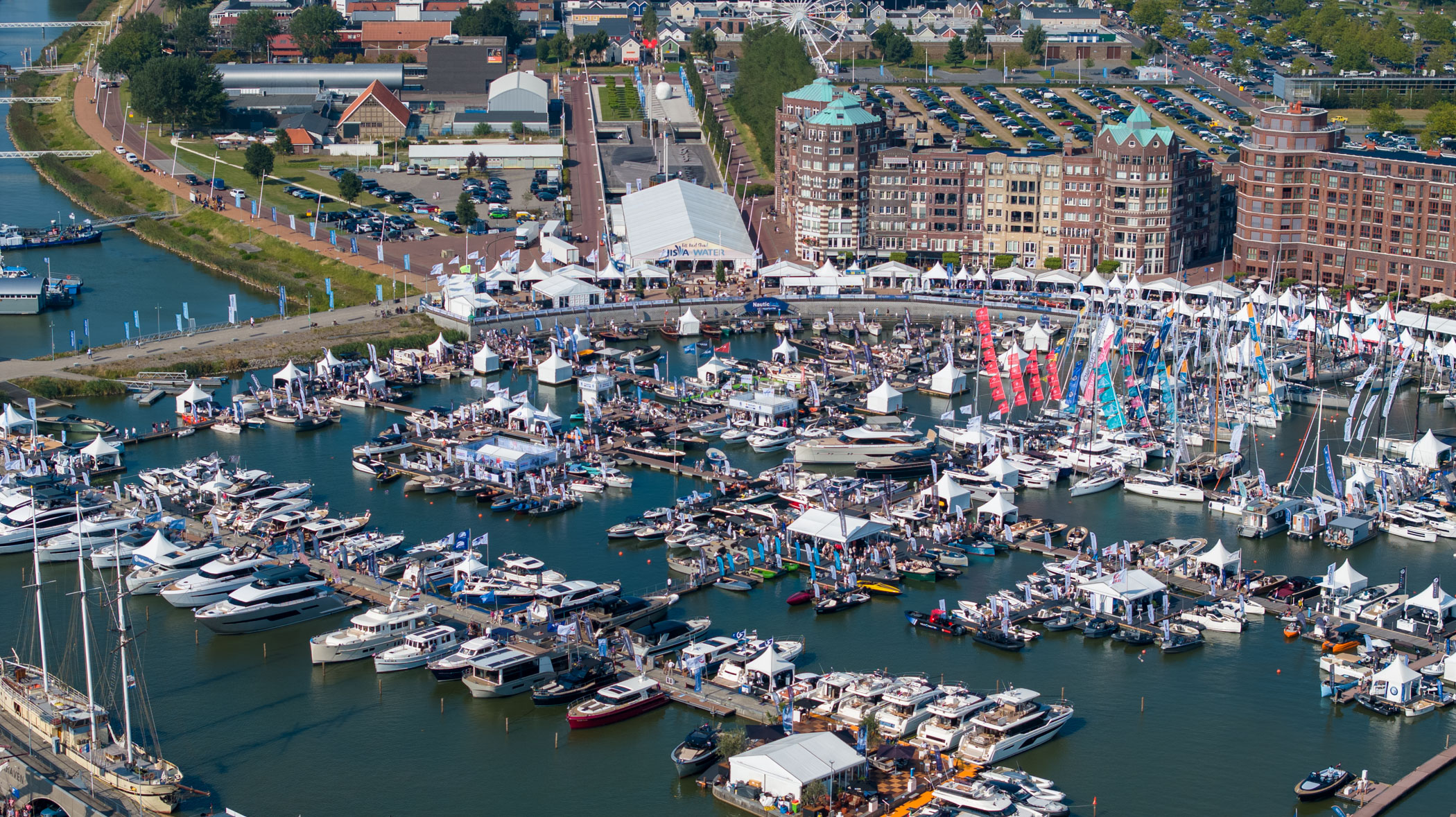 Drone luchtfoto sfeerbeeld